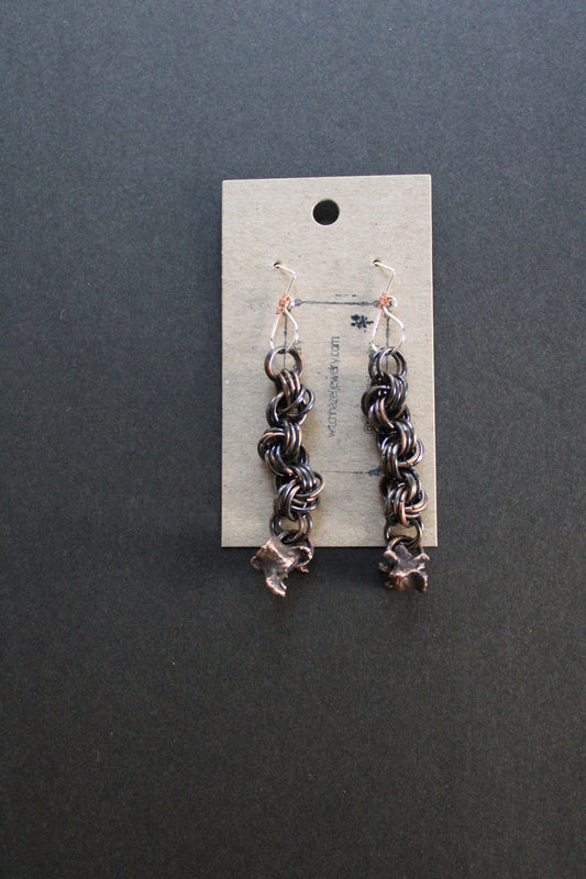 Simplicity Copper Wrap Earrings - Balsamroot Jewelry
