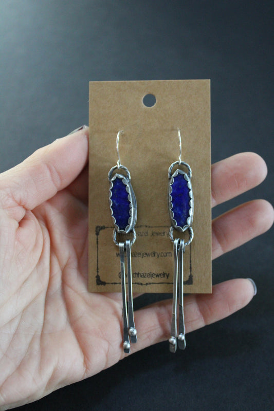 Lapis Lazuli Sterling Silver Earrings